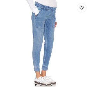 Hatch denim maternity jogger size 0